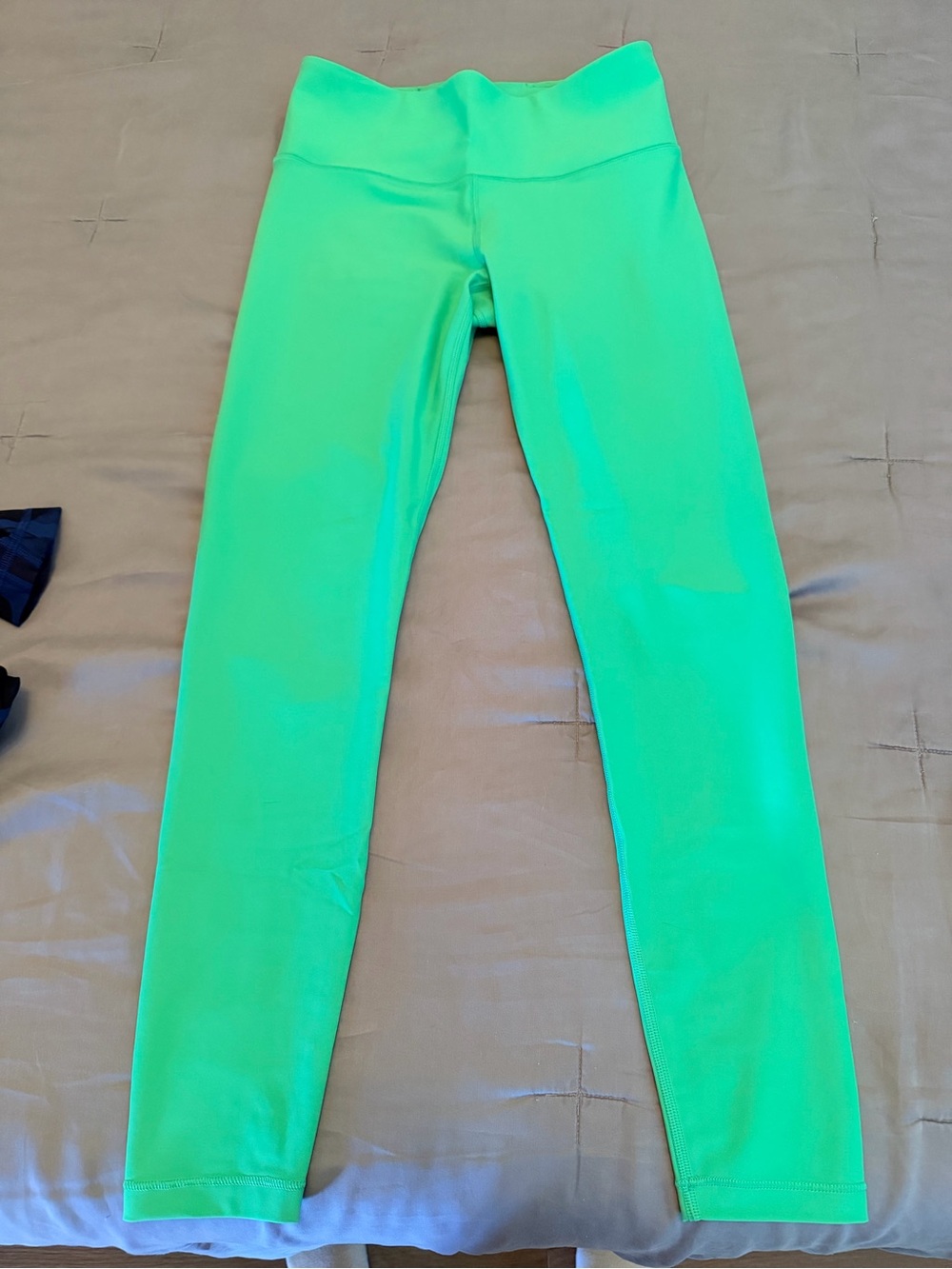 Athleta Neon Green Interval Tights